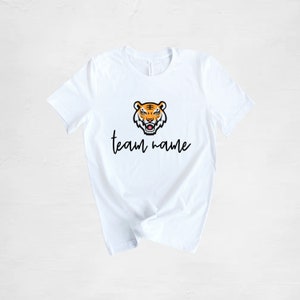 Adult Team Logo graphic t-shirt / Adult team spirit shirt / Adult game day shirt / Adult sport shirt