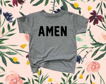 Amen youth T-shirt/ spring toddler shirt / baby shirt / Easter kid’s shirt