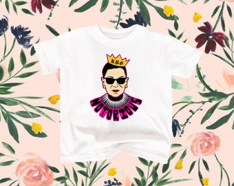 Ruth Bader Ginsburg t-shirt / RBG kids t-shirt / RBG toddler t-shirt / RBG baby t-shirt /