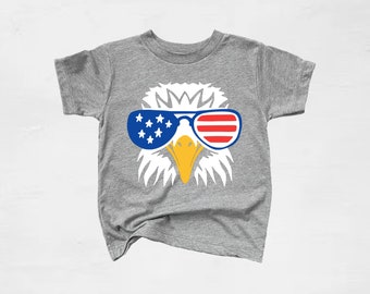 Patriotic Eagle Youth t-shirts / toddler patriotic t-shirt / baby America shirt / American kid’s shirt / Fourth of July Shirt