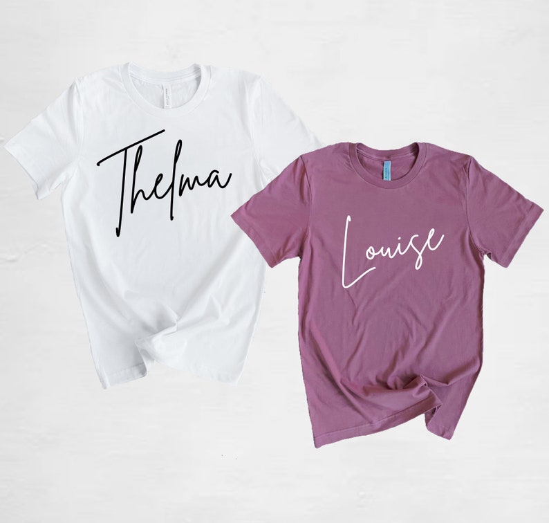 Adult Thelma and Louise graphic t-shirt / Adult matching shirts / Women shirts / Friend t-shirts / Sister Matching Shirts image 2
