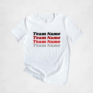 Adult Team Game Day graphic t-shirt / Adult team spirit shirt / Adult game day shirt / Adult sport shirt