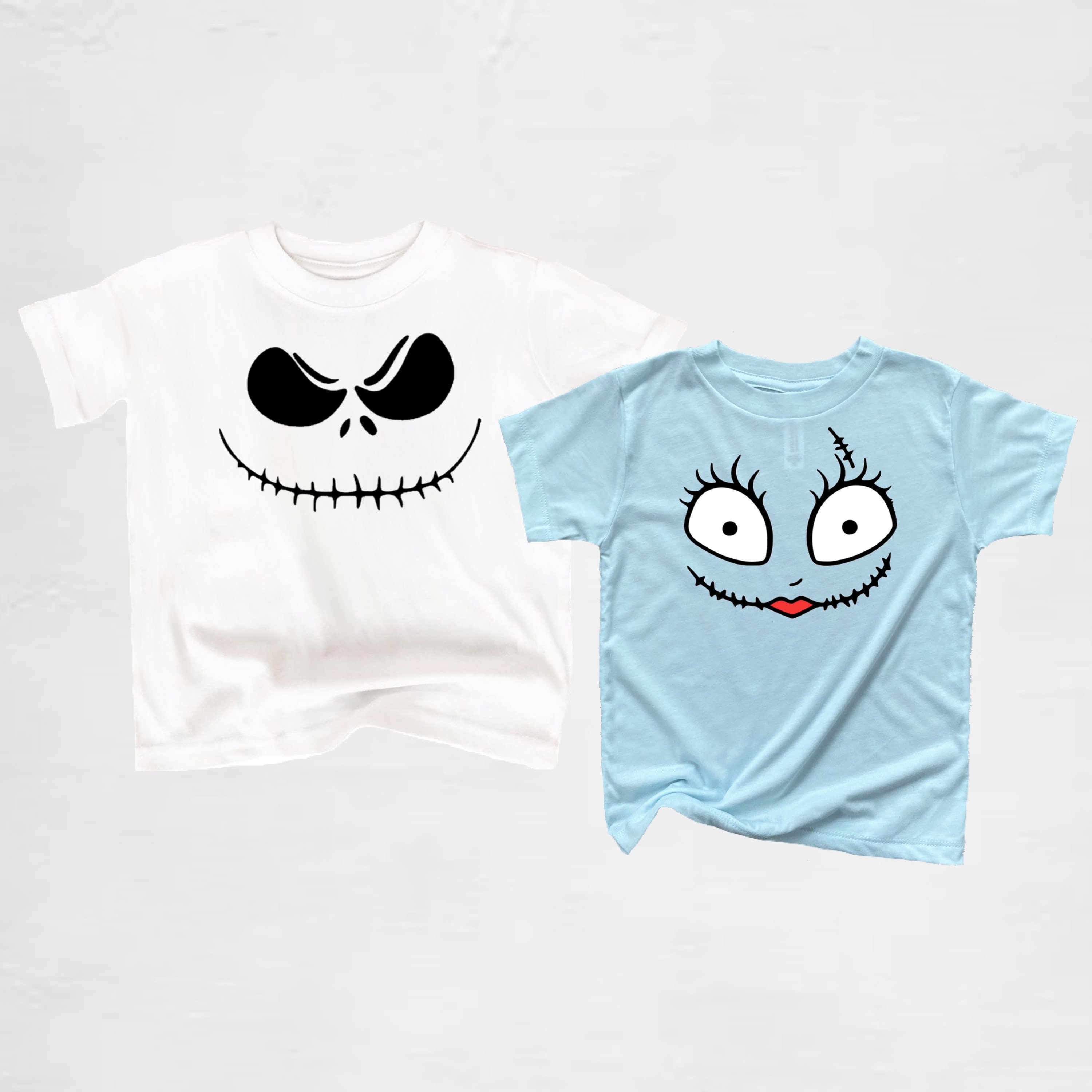 Jack Skelington and Sally youth t-shirts / nightmare before Christmas kids shirt / halloween t-shirt / kids t-shirt / Disney Shirt