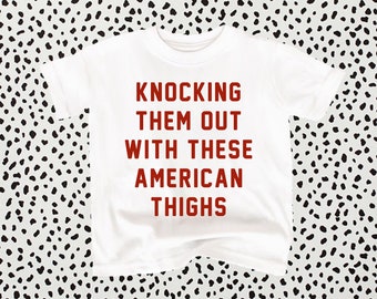 American Thighs kids t-shirt / toddler t-shirt / Fourth of July shirt / youth shirt / baby Fourth of July shirt