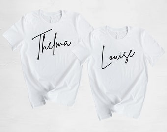 Adult Thelma and Louise graphic t-shirt / Adult matching shirts / Women shirts / Friend t-shirts / Sister Matching Shirts