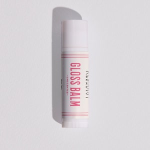 Gloss Balm Unscented Clear All Natural Organic Lip Balm, animal fat skincare