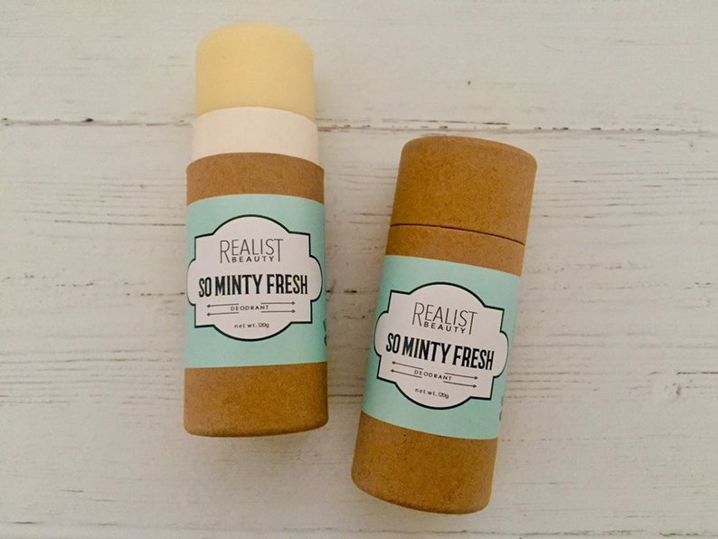 Organic Natural Deodorant vegan handmade antiperspirant Etsy