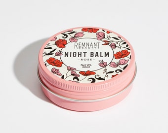 Rose Balm / Lard moisturiser / Tallow Balm  / night cream / helichrysum / Rose Night Cream