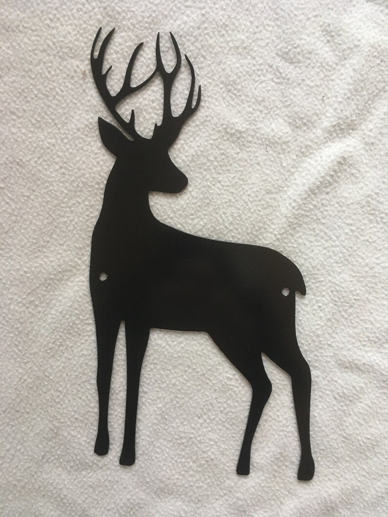 Metal Deer Silhouette Etsy