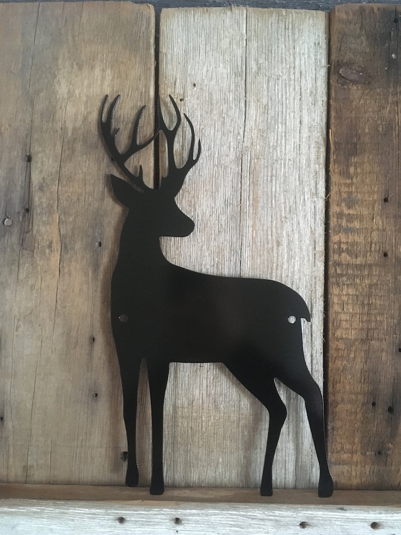 Metal Deer Silhouette Etsy
