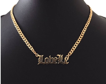 Cool Mens Name Plate Necklaces