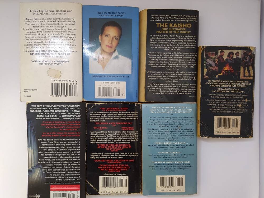 Multi Set of 7 Books Between © 1982-2010 - Etsy