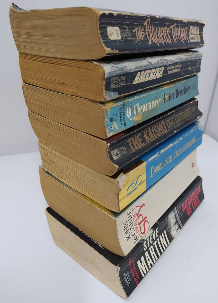 Multi Set of 7 Books Between © 1982-2010 - Etsy
