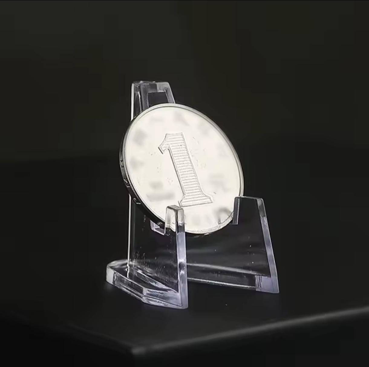 20 Stks Acryl Munt Display Houder Ezel Houder - Clear Multifunctionele Display Houder Air-Tite Munten Pocket Horloges Capsules Challenge Medailles Casino Chips Houder Opslag Organizer