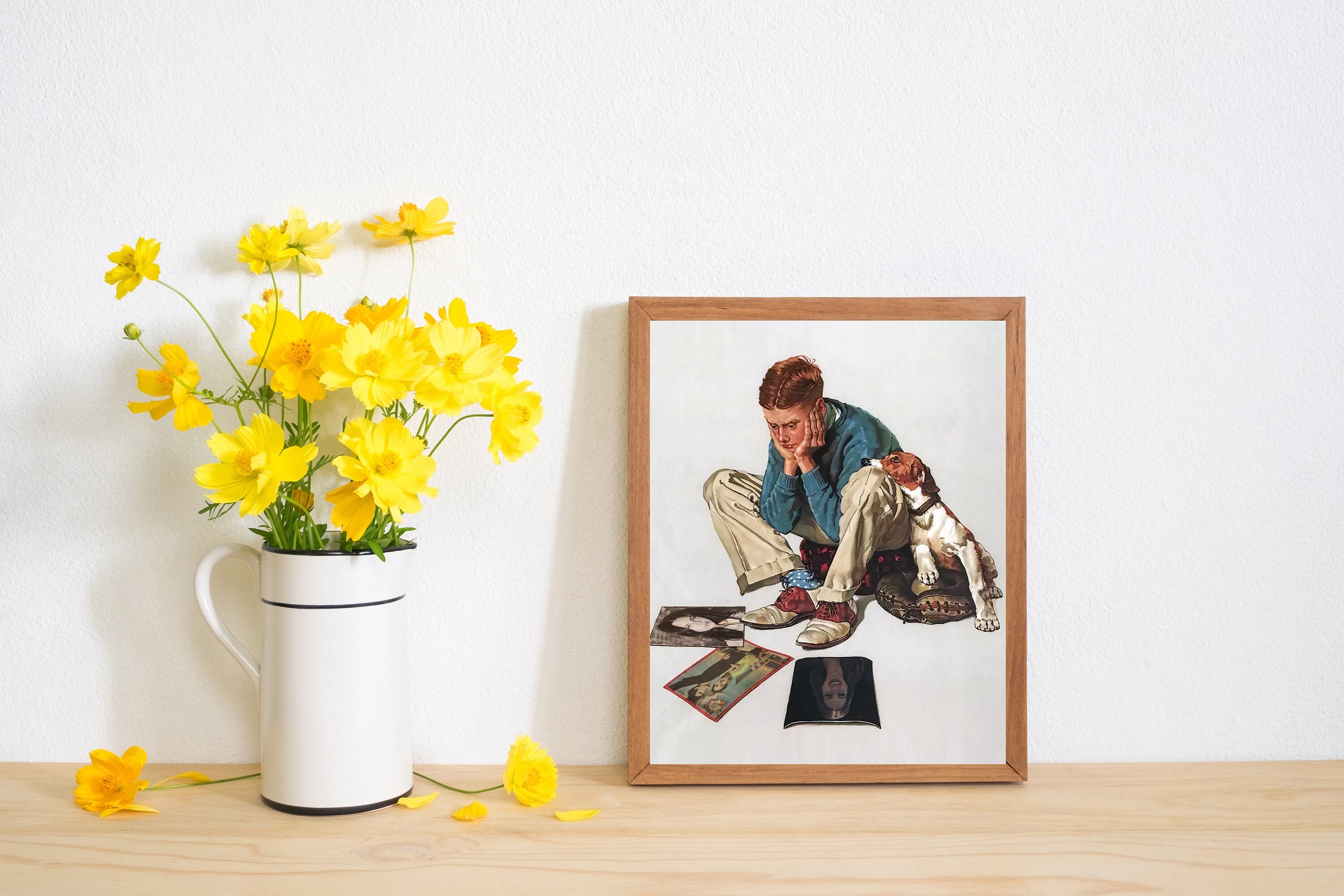 NFR Lana Del Rey Norman Rockwell Starstruck Inspired Print Etsy