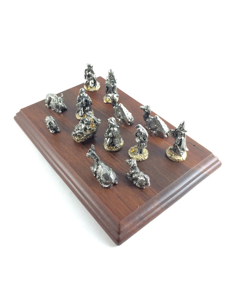 tiny pewter figurines