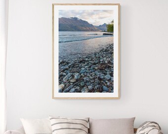 Luz suave de la puesta de sol