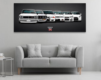 Nissan Gtr Wall Art Etsy