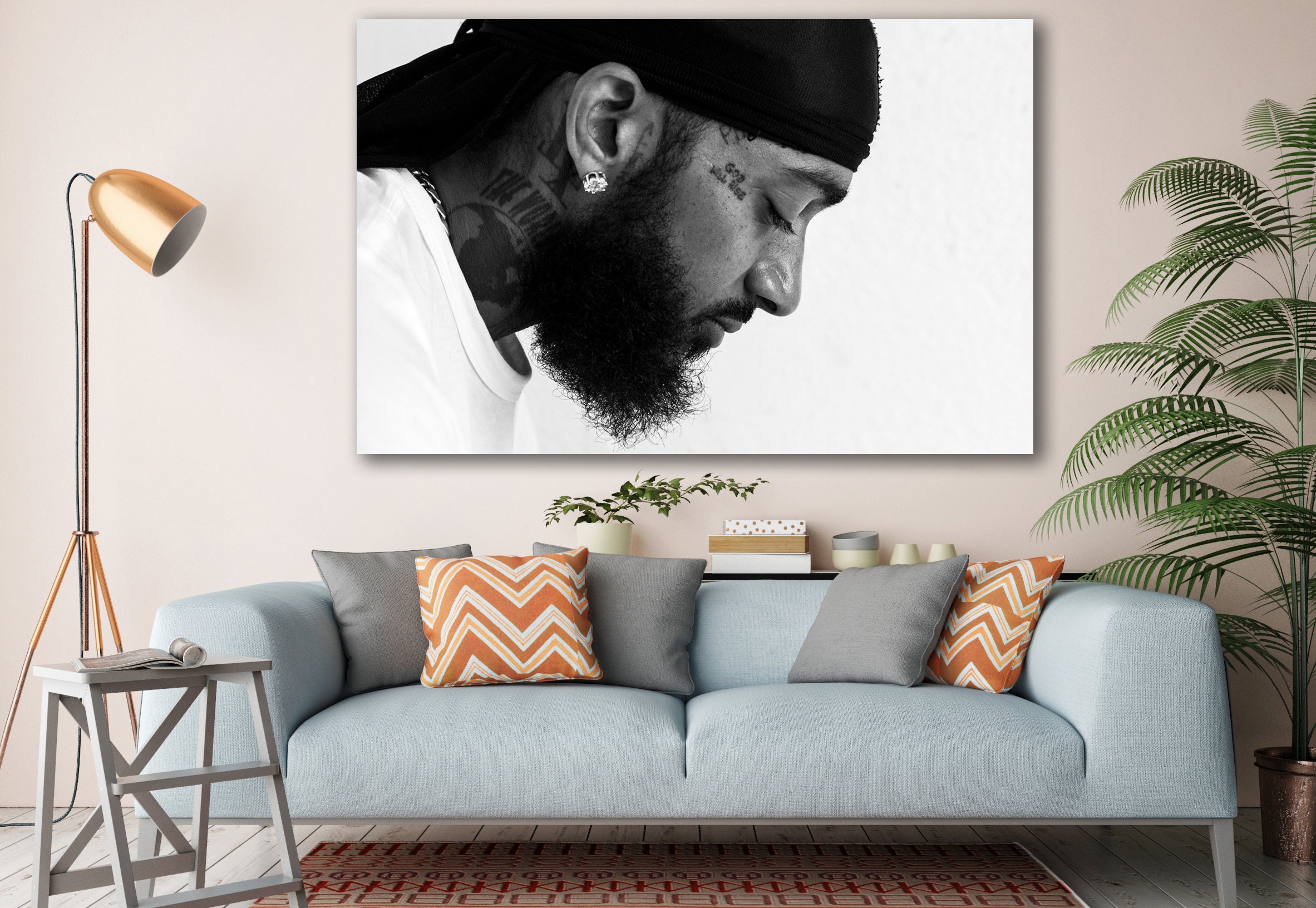 American Rapper Canvas Decor Motivation Art Best Shot Music Etsy