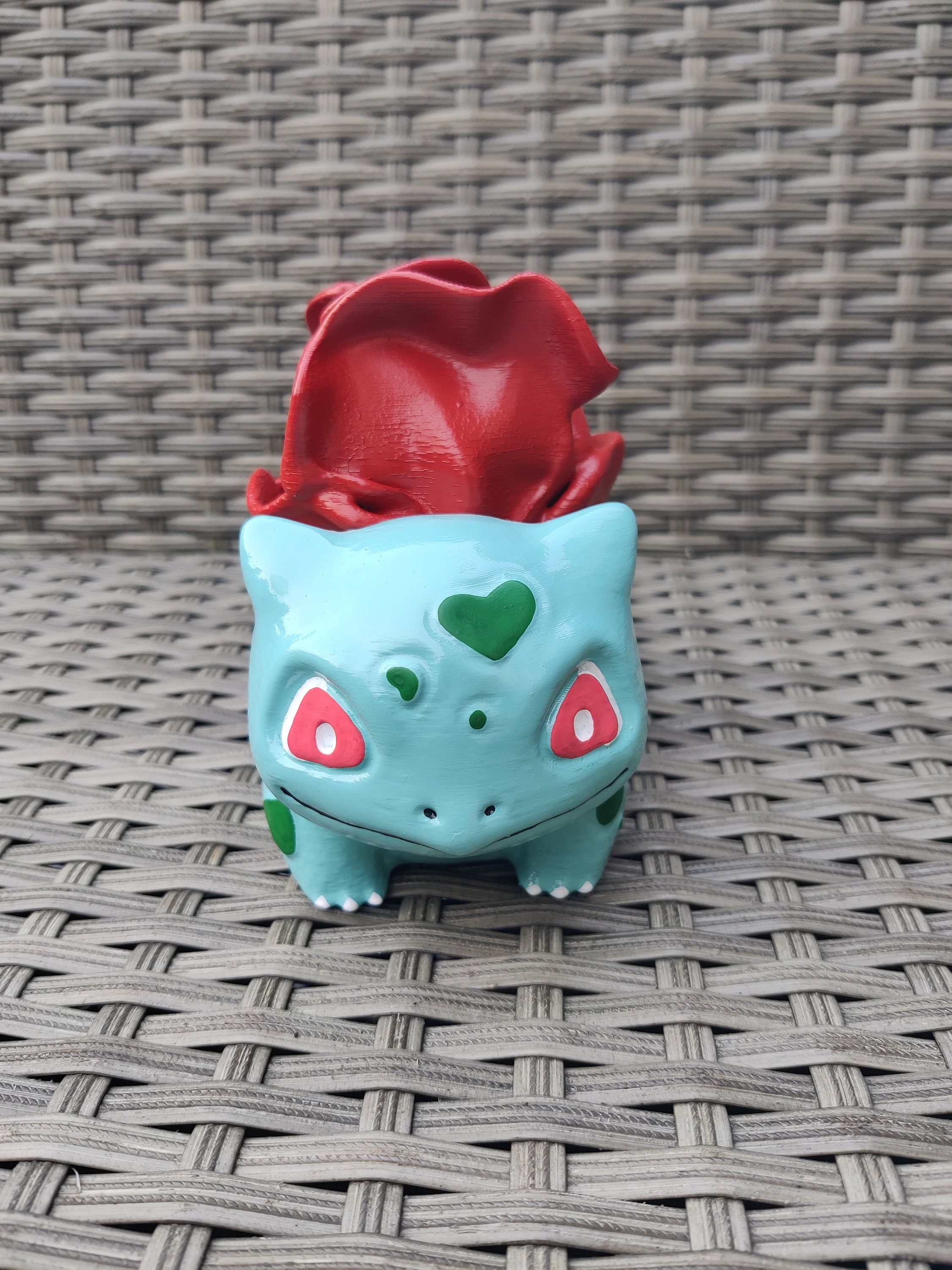 Valentines Bulbasaur With Rose Etsy