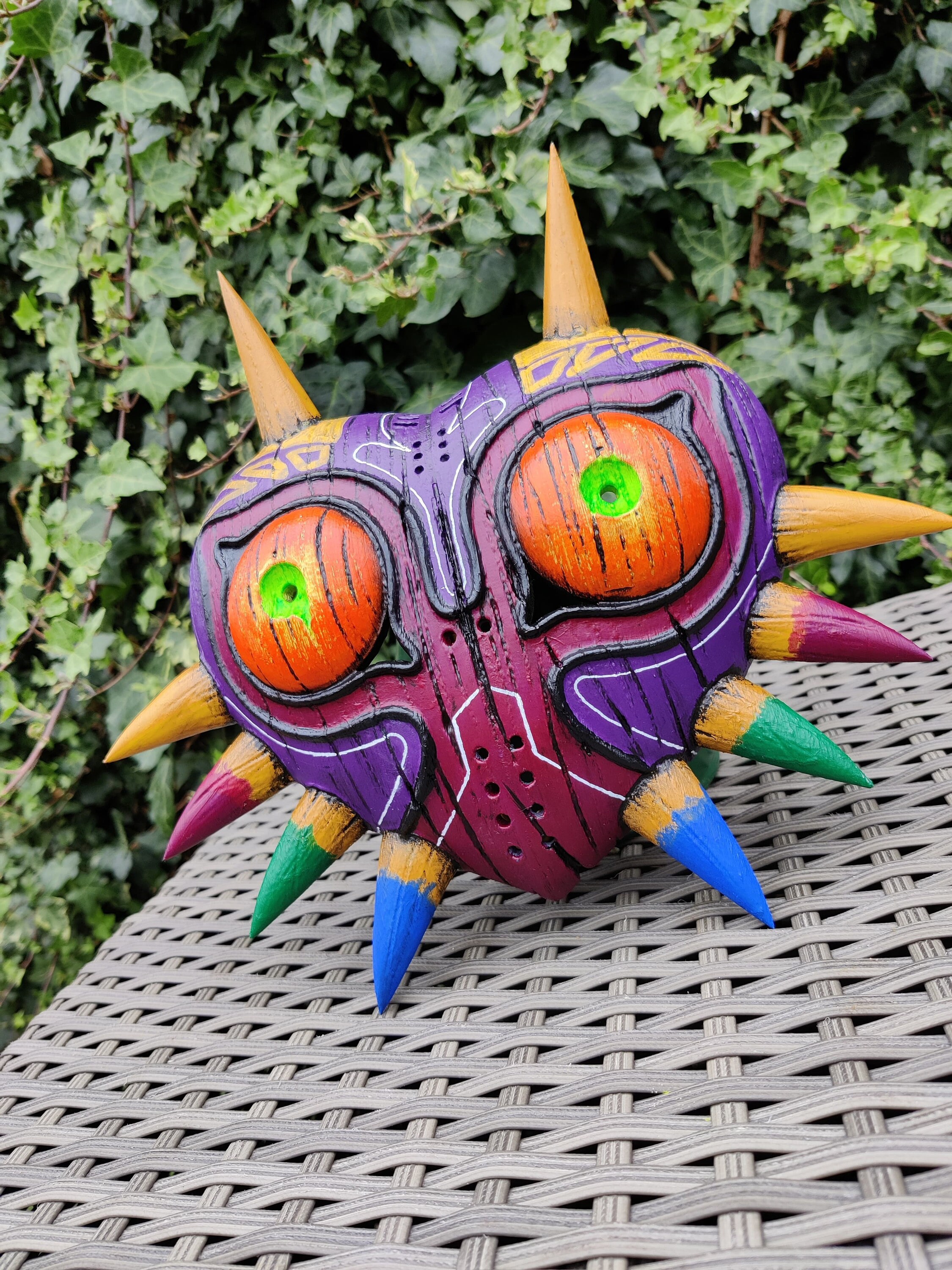Zelda Majoras Mask prop /  Skull kid mask