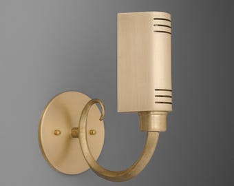 Sconce Light-Brass Wall Sconce-Gold Wall Sconce-Modern Wall Light - Model No. 1953