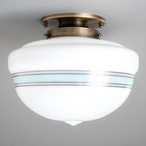 Art Deco Lighting - Schoolhouse Globe - Made in USA - Light Fixture - Ceiling Light - Model No. 9927