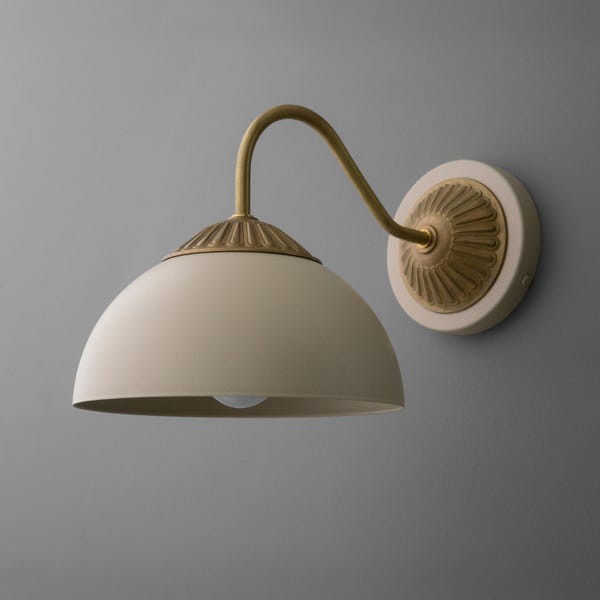 Sconce Light-Brass Wall Sconce-Midcentury Sconce-Modern Wall Light - Model No. 9408