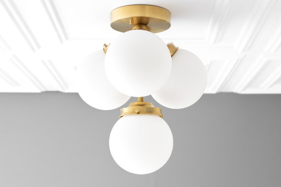 Frosted Globe Flush Mount Flush Mount Light Ceiling Light Ceiling