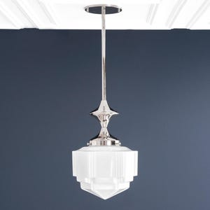 Skyscraper Shade - Art Deco Pendant - Drop Lighting - Art Deco Lighting - Ceiling Light - Model No. 0152