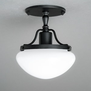 Art Deco Light - Hanging Lamp - Solid Brass Light - Unique Ceiling Light Fixture - Model No. 0519 afbeelding 2