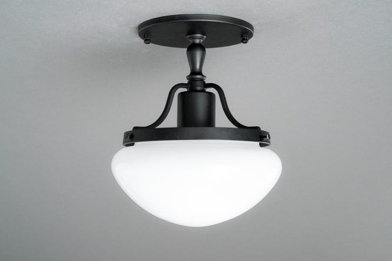 Art Deco Light - Hanging Lamp - Solid Brass Light - Unique Ceiling Light Fixture - Model No. 0519 afbeelding 2