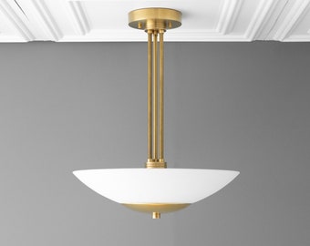 Pendant Light - Art Deco - Hanging Fixture - Brass Pendant Light - Ceiling Light - Modern Pendant - Light Fixture - Model No. 0411