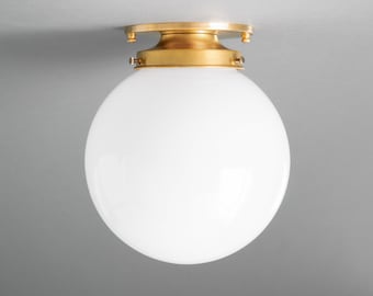 8" Globe Lighting - Opal Globe - Modern Ceiling Light - Ceiling Fixture - Model No. 5677