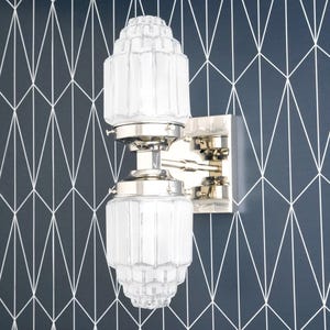 Sconce Light-Deco Wall Sconce-Brass Sconce-Art Deco Globe - Model No. 7180