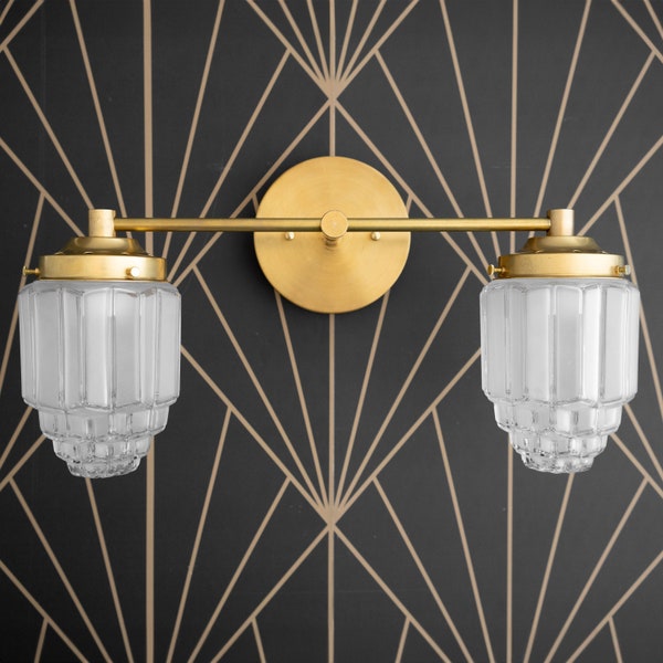 Art Deco Vanity Light - Etsy