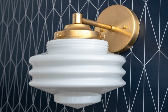 Art deco bathroom sconces deals