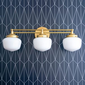 Art Deco Vanity - Bathroom Lighting - Bathroom Wall Light - Art Deco Lighting - Mirror Lighting - Vanity Sconce - Lighting - Model #4352