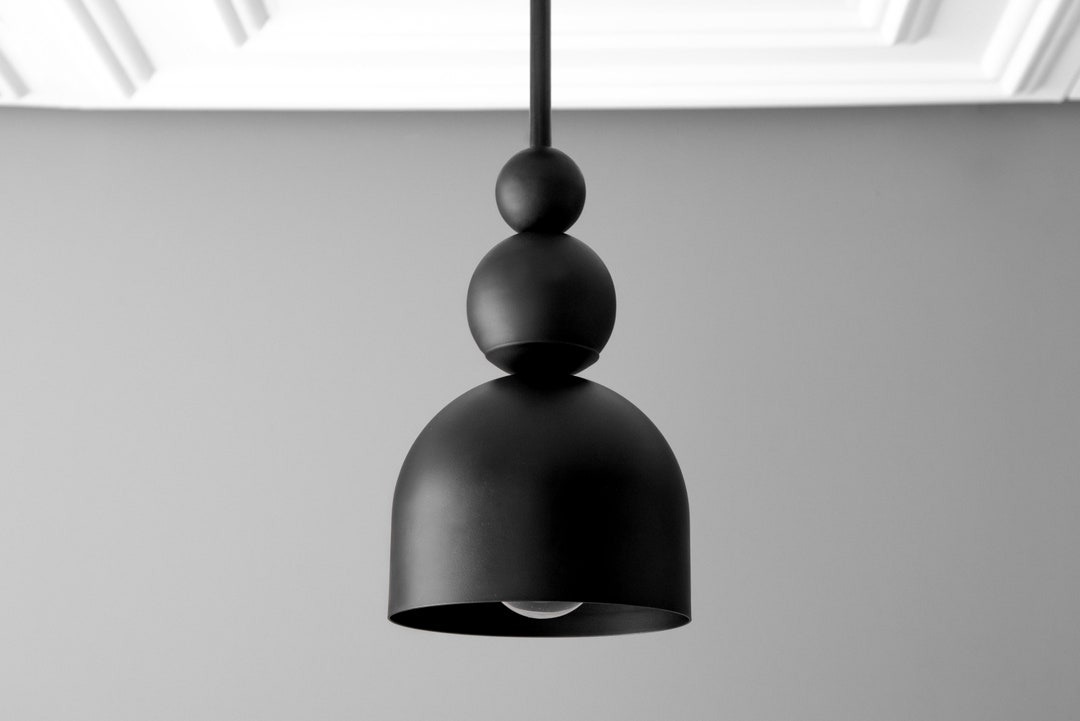 Black Pendant Light Dome Lighting Art Deco Ceiling Light Hanging Light
