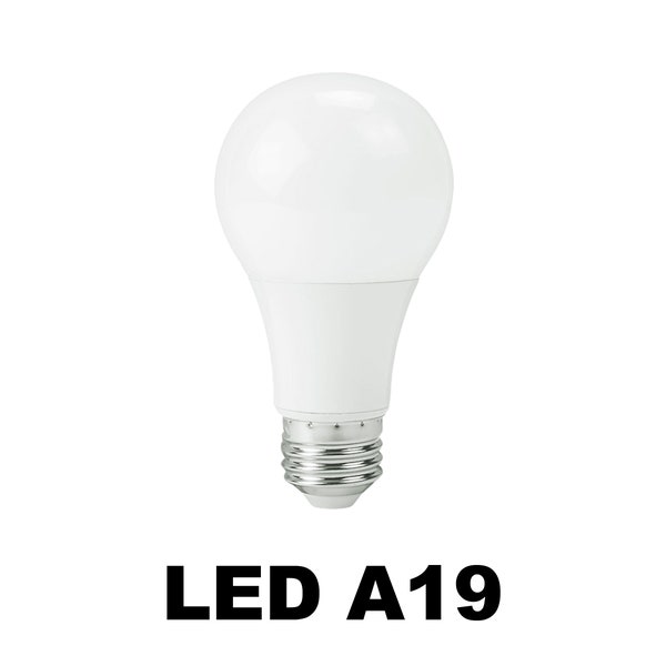 9 Watt -  810 Lumens - A19 Light Bulb - Natural Light 3000 Kelvin