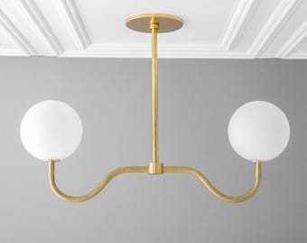 Chandelier Light-Globe Ceiling Light-Light Fixture-Large Globe Light - Model No. 3682
