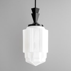 Grand Entry Light High Ceiling Light Art Deco Lighting Downrod Pendant Made in USA Model No. 5941 image 4