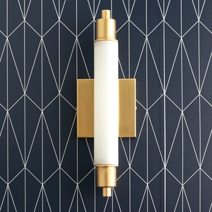 Tube Vanity - Art Deco Vanity - Art Deco Sconce - Bathroom Light - Brass vanity - Vanity Light - Modern Lighting - Model No. 1210