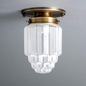 Modern Art Deco - Skyscraper Shade - Hallway Lighting - Ceiling Light - Light Fixture - Model No. 8895