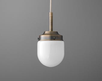 Pendant Light-vintage pendant-brass hanging lamp-antique ceiling light - Model No. 1381