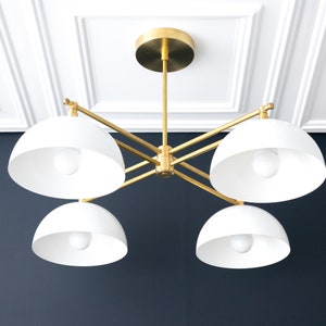 Dome Light - Art Deco Chandelier - Unique Lighting - Art Deco Lighting - Modern Lighting - Farmhouse Lighting - Model No. 6520