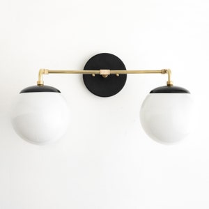 Neckless Globe Vanity Light - Wall Light Fixture - Modern Vanity Light - Light Fixture - Bathroom Lighting - Model No. 7615