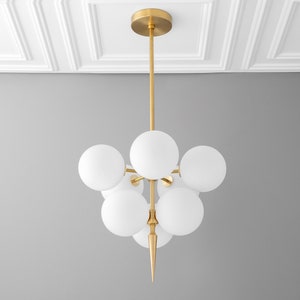 Chandelier Light-Cluster Light-Light Fixture-Dining Chandelier Model No. 5491 image 2