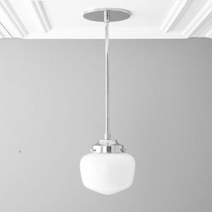 Hanging Light - Kitchen Island Light - Glass Globe - Drop Lighting - Glass Pendant Light - Model No. 2019 zdjęcie 4