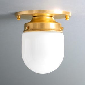 Small Ceiling Light - Bullet Globe Light - Flush Mount - Light Fixture - Lighting - Model No. 9535 bild 2